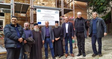 Ο Θ. Καράογλου επιθεώρησε εργασίες συντήρησης και αναστήλωσης στο Άγιο Όρος Ο Θ. Καράογλου επιθεώρησε εργασίες συντήρησης και αναστήλωσης στο Άγιο Όρος