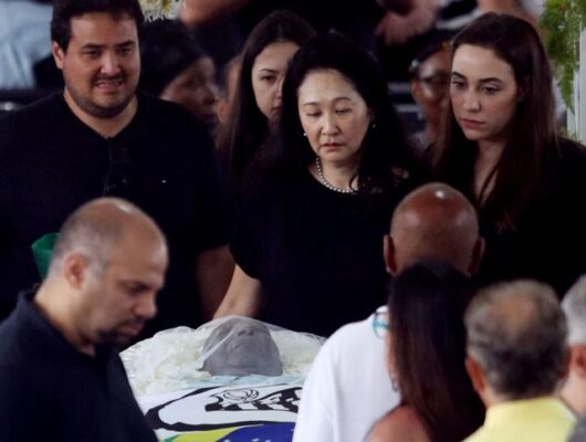 Death of Brazilian soccer legend Pele in Santos
